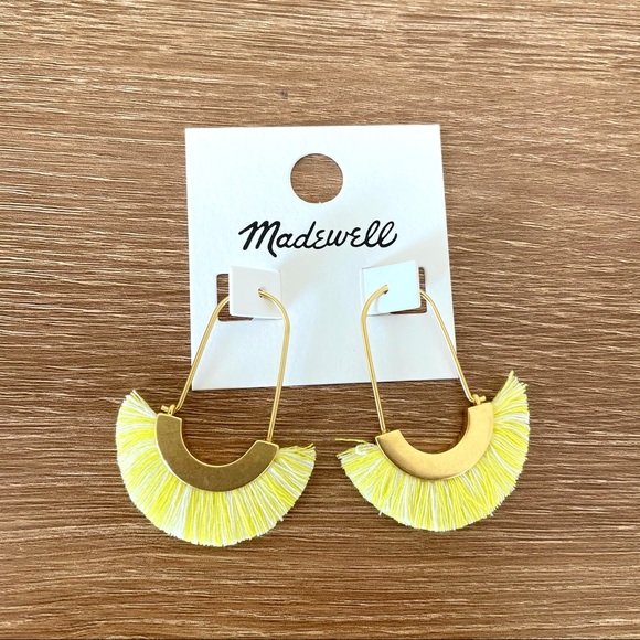 Madewell Jewelry - Madewell Arc Wire Fringe Earrings